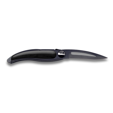 Laguiole Folding Knife // Black Wood Handle