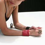 Point and Line III Cuff (Color: Black, 7"W)