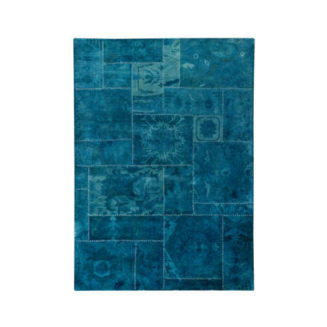 Sarangi // Turquoise (5'2"L x 7'6"W)