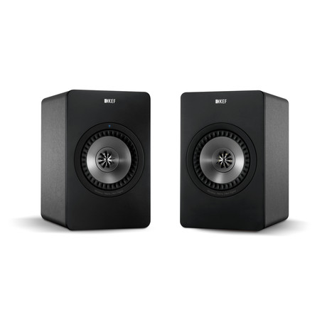 KEF // X300AW Ultimate Digital Hifi Wireless Speakers // Set of 2 (Gun Metal Grey)