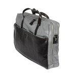 Soft Briefcase (Grey/Black)