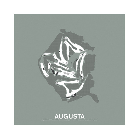 Augusta National Golf Club Serigraph