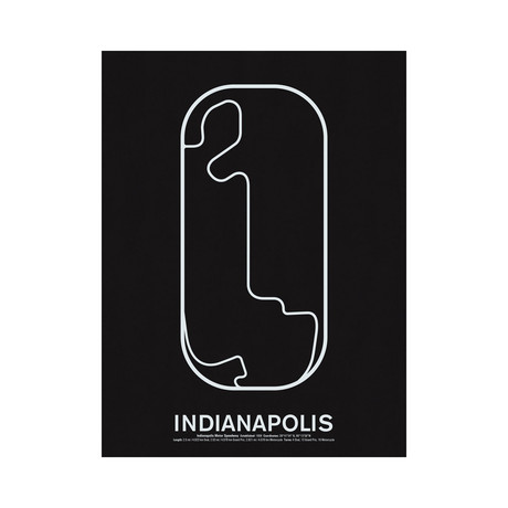 Indianapolis Motor Speedway Screenprint