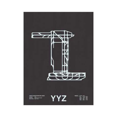 YYZ // Toronto Pearson International Airport // Screenprint