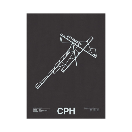 CPH // Copenhagen Airport // Screenprint