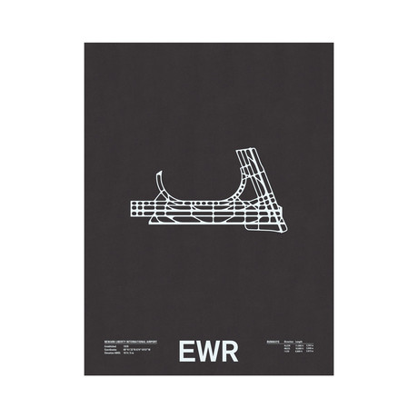 EWR // Newark Liberty International Airport Screenprint
