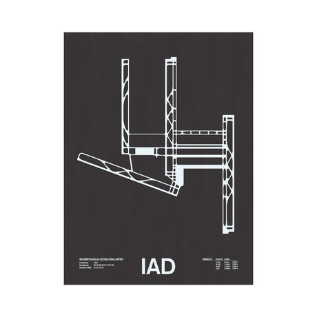 IAD // Washington Dulles International Screenprint
