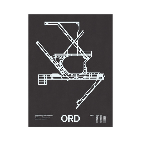 ORD // Chicago O'Hare International Screenprint