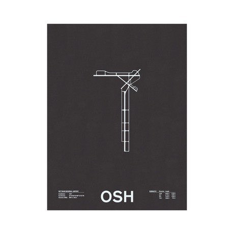 OSH // Wittman Regional Airport Screenprint