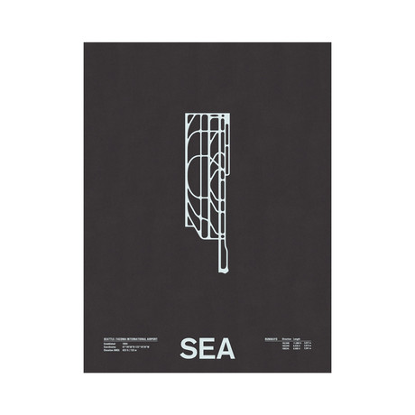 SEA // Seattle–Tacoma International Airport Screenprint