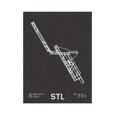 STL // Lambert-St. Louis International Airport Screenprint