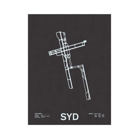 SYD // Sydney Airport Screenprint