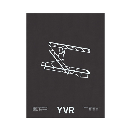 YVR // Vancouver International Airport Screenprint
