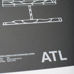ATL // Hartsfield-Jackson Atlanta International Screenprint