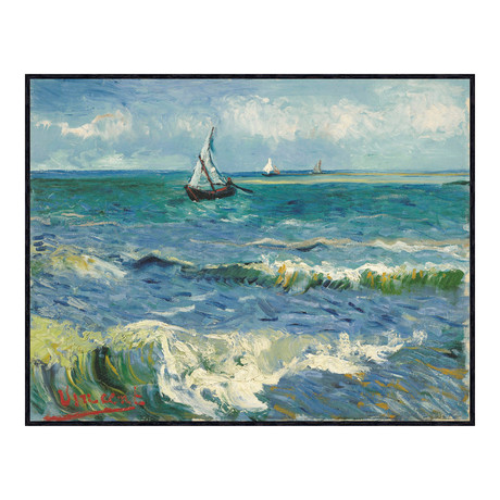 The Sea at Les Saintes-Maries-de-la-Mer, c. 1888