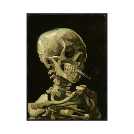 Head of a Skeleton with a Burning Cigarette, c. 1886