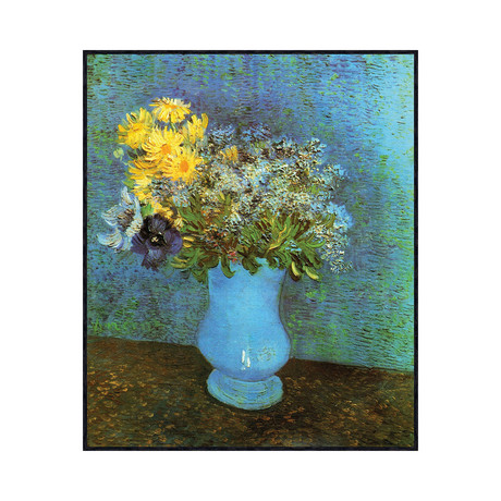 Vase with Lilacs, Daisies and Anemone, c.1887