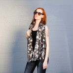 Oversized Starry Night Circle Scarf