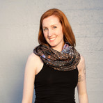 Milky Way Galaxy Circle Scarf