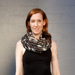 Starry Night Galaxy Circle Scarf