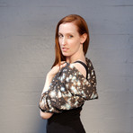 Starry Night Galaxy Circle Scarf