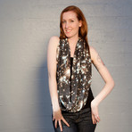 Starry Night Galaxy Circle Scarf