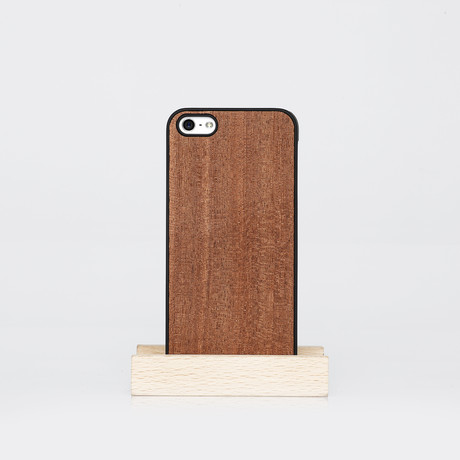 Wooden Snap-On Cover // Mahogany (iPhone 4/4s)