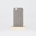 Wooden Snap-On Cover // Grey (iPhone 4/4s)