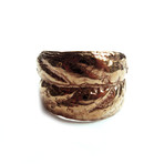 Leaf Wrap Ring (Silver)