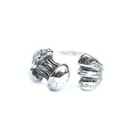 Silver Femur Bone Ring