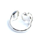 Silver Femur Bone Ring