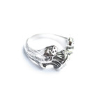 Silver Femur Bone Ring