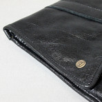 Red Crown Collection // Leather Slim Laptop Sleeve // Black (13" Macbook Air)