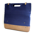 Primary Collection // Grab Bag Laptop Tote // Navy (13" Macbook Pro/Air)