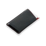 Verona //  iPhone 5/5s Leather Sleeve (Black + Red)