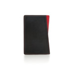 Prato // iPad Mini Leather Sleeve (Black + Red)