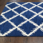 Fynn Area Rug // Blue (5'L x 8'W)