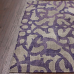 Valentine Hand-Knotted Rug // Cement