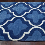 Pietro Area Rug // Blue (2' 6"L x 8'W)