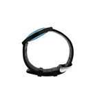 Misfit Shine Activity Monitor & Leather Band // Topaz (Black Leather)