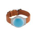 Misfit Shine Activity Monitor & Leather Band // Topaz (Black Leather)