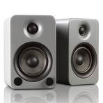 YU3 // Powered Bookshelf Speakers // Steel