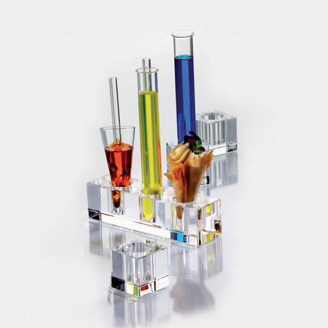 Single Cube Test Tube Stand // 6 Piece Set