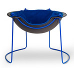 Hepper Pod Cat Bed // Grey, Blue, Blue
