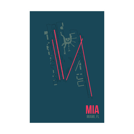 MIA // Miami (Print 12 x 18)