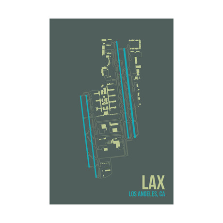 LAX // Los Angeles (Print 12 x 18)