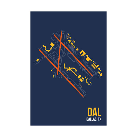 DAL // Dallas (Print 12 x 18)