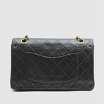 Vintage Chanel Small Flap Bag // Black Quilted Lambskin // CHAN21