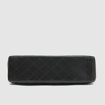 Chanel Classic Large Jumbo Flap Bag // Black Quilted Lambskin