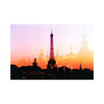 Summer In Paris // Orange (24"W x 16"H x 1.5"D)